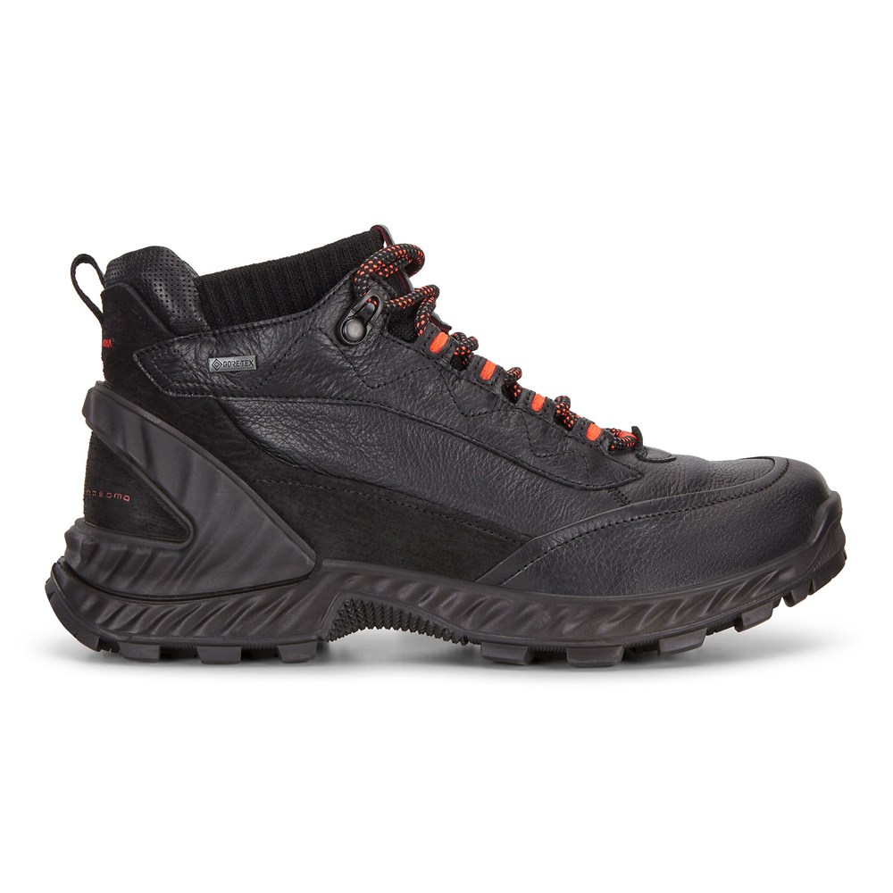 Tenis De Montaña Mujer - ECCO Exohike Mid Gtx - Negros - LPY107865